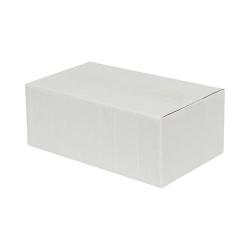20x15x10 cm Scatola Singola Ondulata Bianca