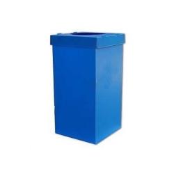 Cestino Per Il Riciclaggio Blu 35x35x70 cm