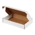 47x34x8 cm Doppia Scatola Ondulata Ziplock Bianco