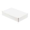 47x34x8 cm Doppia Scatola Ondulata Ziplock Bianco