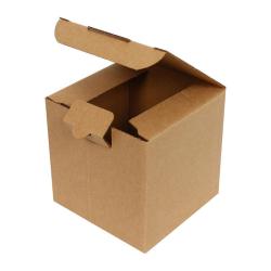 Scatola Di Cartone Kraft 9x9x11 cm Ondulato Singolo