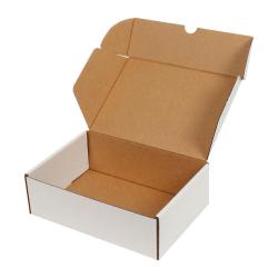10x10x4,5 cm Scatola Di Spedizione Per E-commerce Bianca
