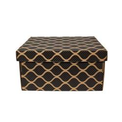 35x27x18cm Scatola Nera - Ziplock Box Kraft