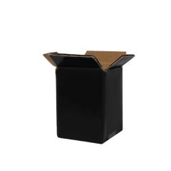 3x3x4 cm Pacco Nero Singolo Ondulato