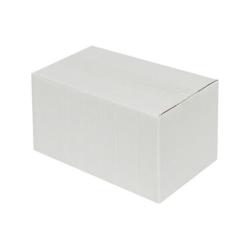 10x6x5 cm Pacco Bianco Cartone Singolo Ondulato