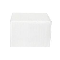 10x7x7 cm Pacco Bianco Doppia Ondulazione